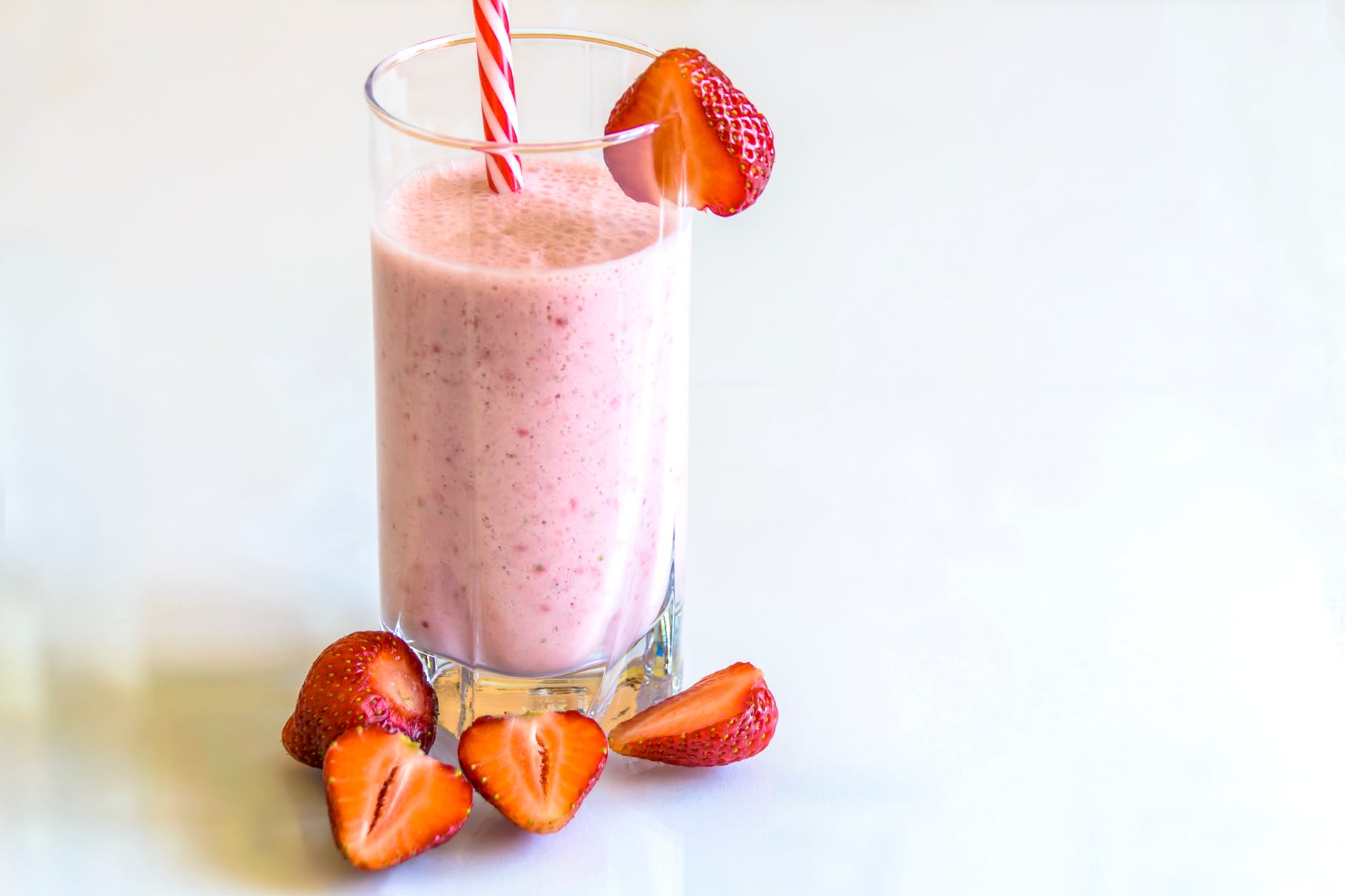 life in a glass strawberry shake