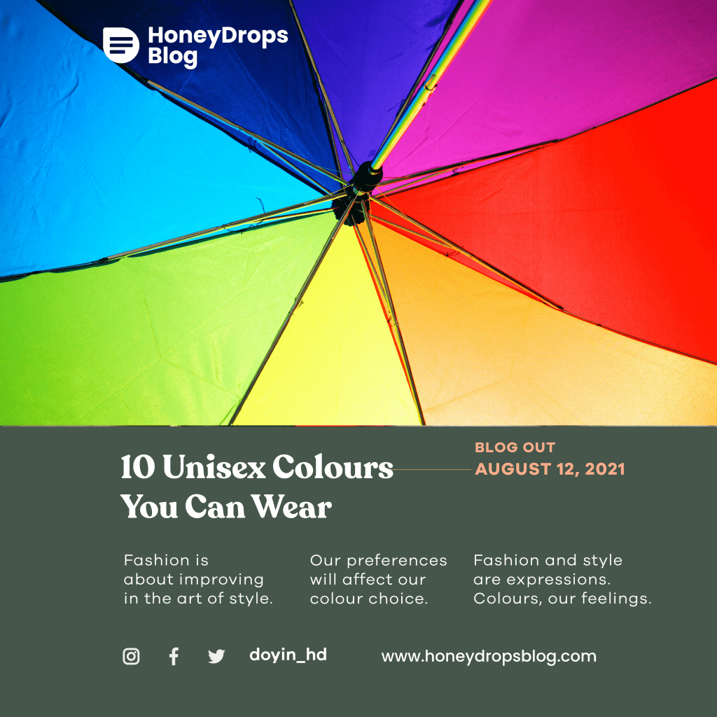 10 Unisex Colours You Can Wear Nigerian Gen Z Blog